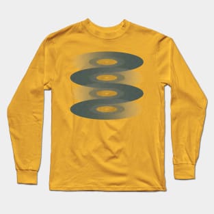 Vinyl Record Swirl Long Sleeve T-Shirt